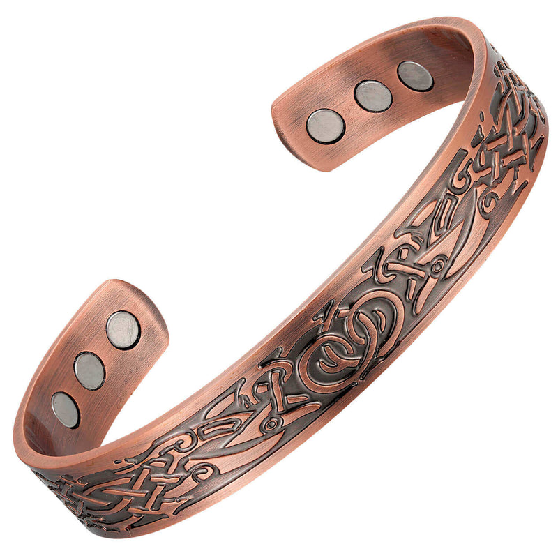 Viking Copper Bracelet For Men For Arthritis-CBG041 – MagEnergy