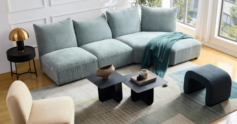 Marine Modular Sofa with Moving Backrest | Bubuland Home