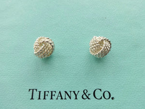 tiffany twist knot earrings gold