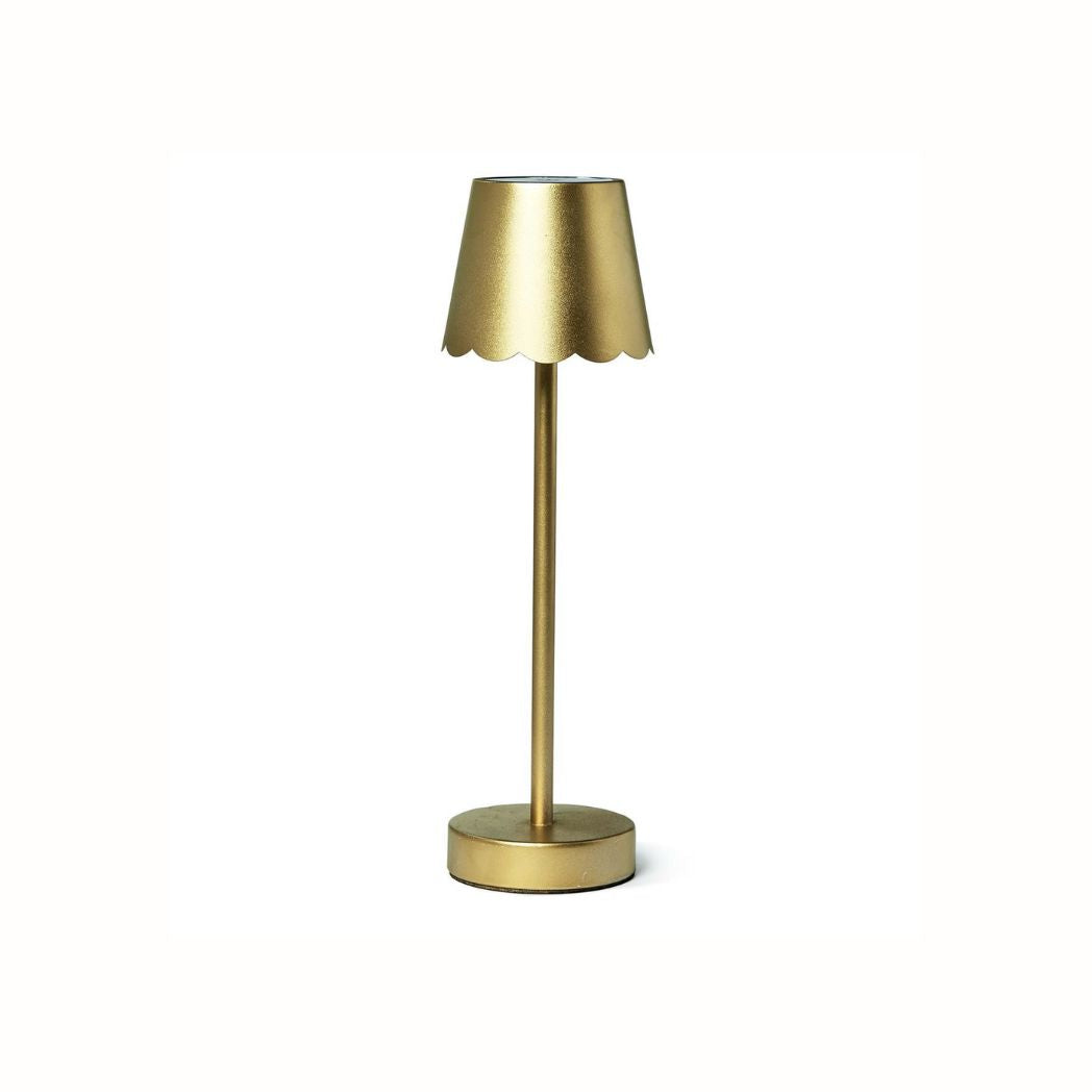 LED Cordless Scalloped Edge Table Lamp