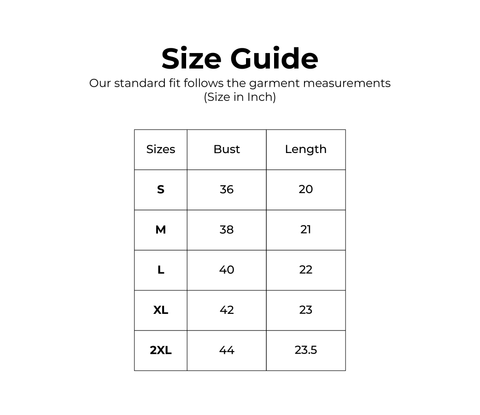 Size Chart - Collar-Shirt-size-chart – Pinfash.com