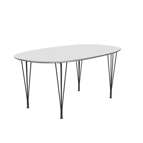 [product_category]-Fritz Hansen Superellipse Extendable Table Warm Graphite/White Fenix Laminates, 270x100 Cm-Fritz Hansen-B620-FXWHL-SPAL-WARGRA-FRI-2