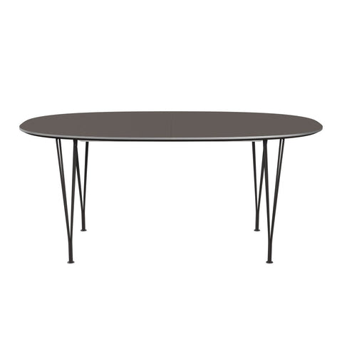 [product_category]-Fritz Hansen Superellipse Extending Table Warm Graphite/Grey Fenix Laminate, 270x100 Cm-Fritz Hansen-B620-FXGRL-SPAL-WARGRA-FRI-1