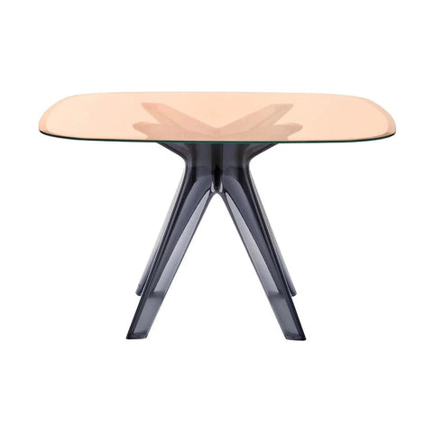 [product_category]-Kartell Sir Gio Table Square, Fume/Pink-Kartell-8058967260083-0327662-KAR-1