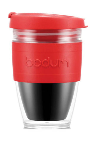 Bodum Pavina To Go 2 Cup Plastic Double Walled With Lid Transparent 0.