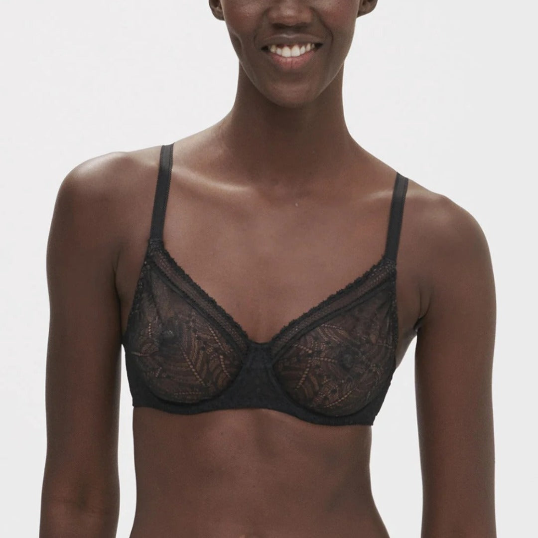 Charley Underwire Plunge Bra with Stretch Lace – Liza Clifford Professional  Bra Fitting Studio