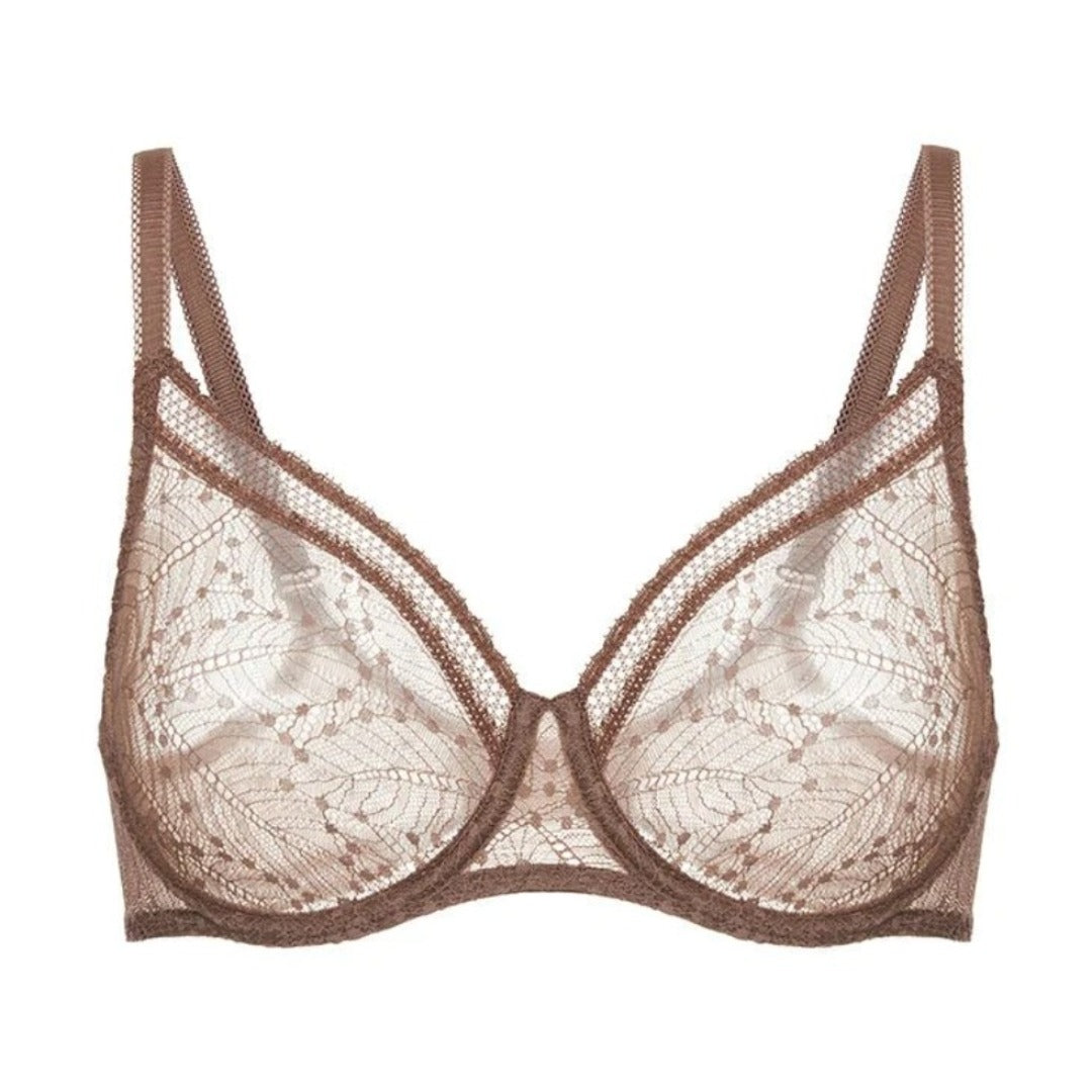 WonderBra Innovative No Poke Underwire Ivory with Blue Embroidery 34B –  Contino