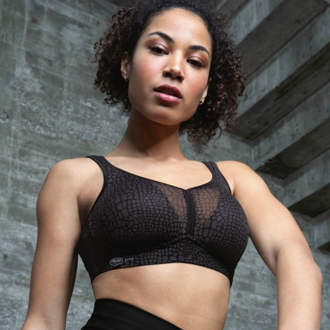 Anita Momentum Sports Bra - Iconic Grey - An Intimate Affaire