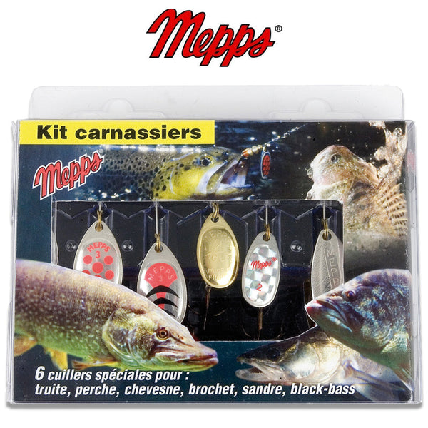 Mepps Kit Perche Spoon Silver