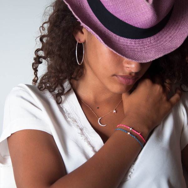 Braided Diamond Friendship Bracelet -Red String – Vivien Frank Designs