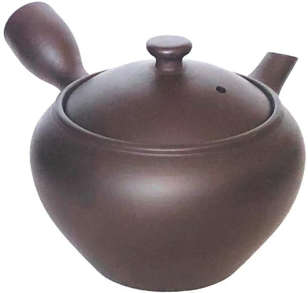 E408 Purple mud Yokkaichi Banko teapot