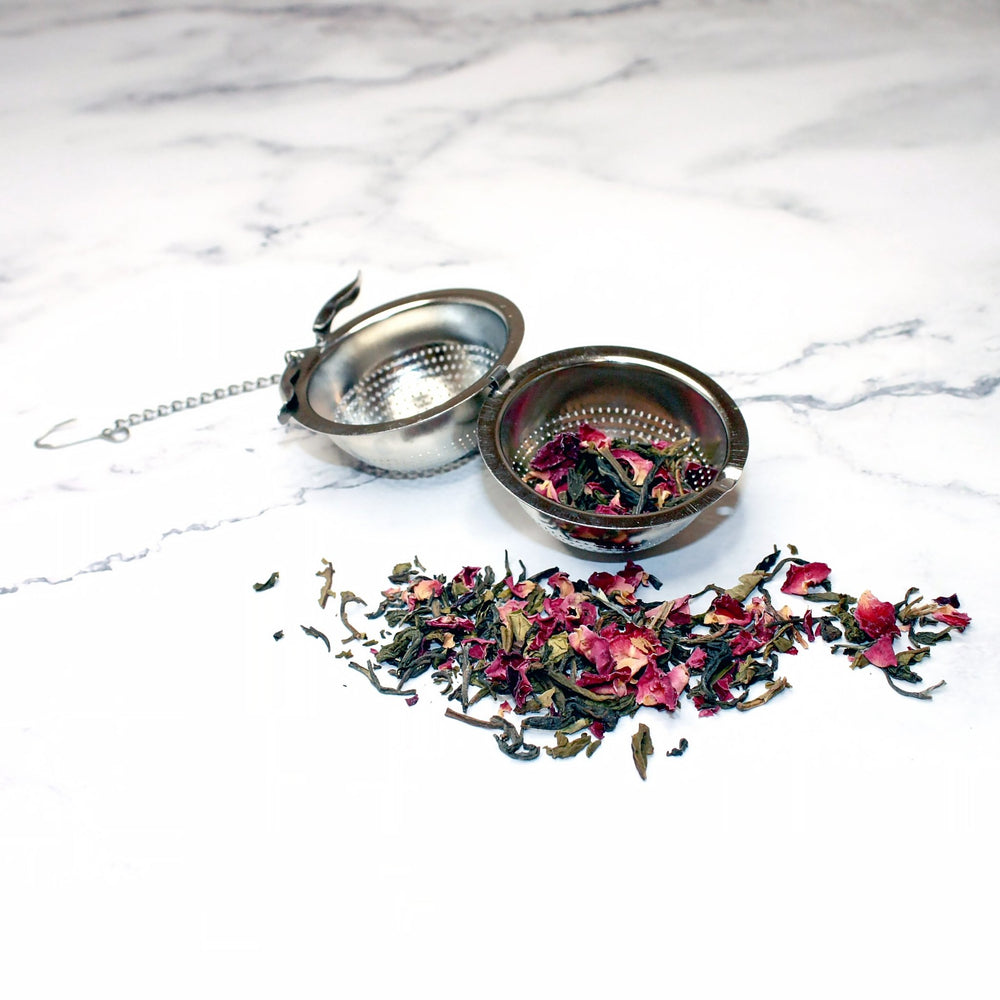 Tea Infuser (Stainless Steel, Twist Lid) – Whispering Roots Apothecary