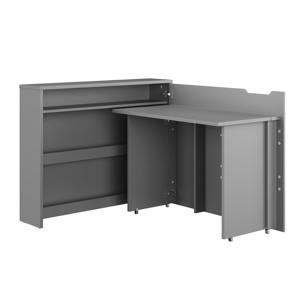 matt grey desk