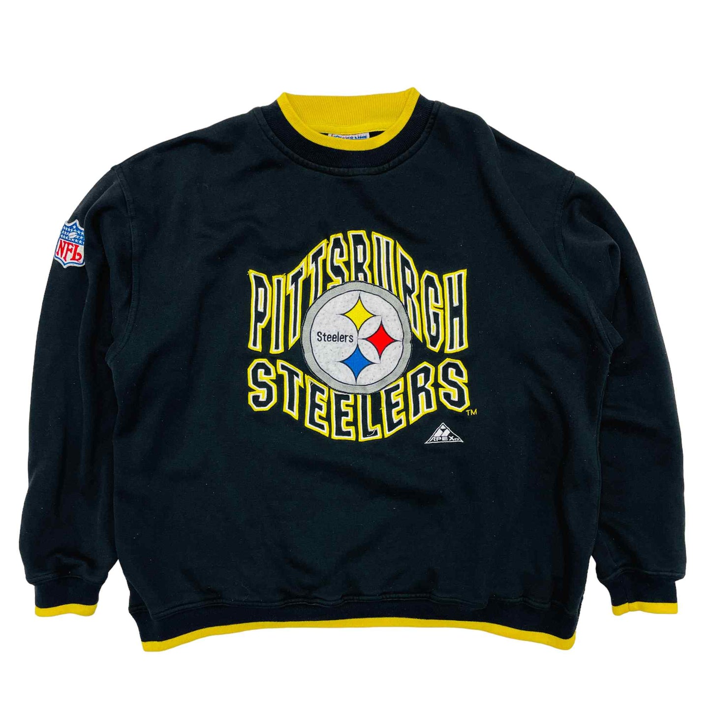 Vintage Pittsburgh Steelers Crewneck Sweatshirt Lee Made USA 