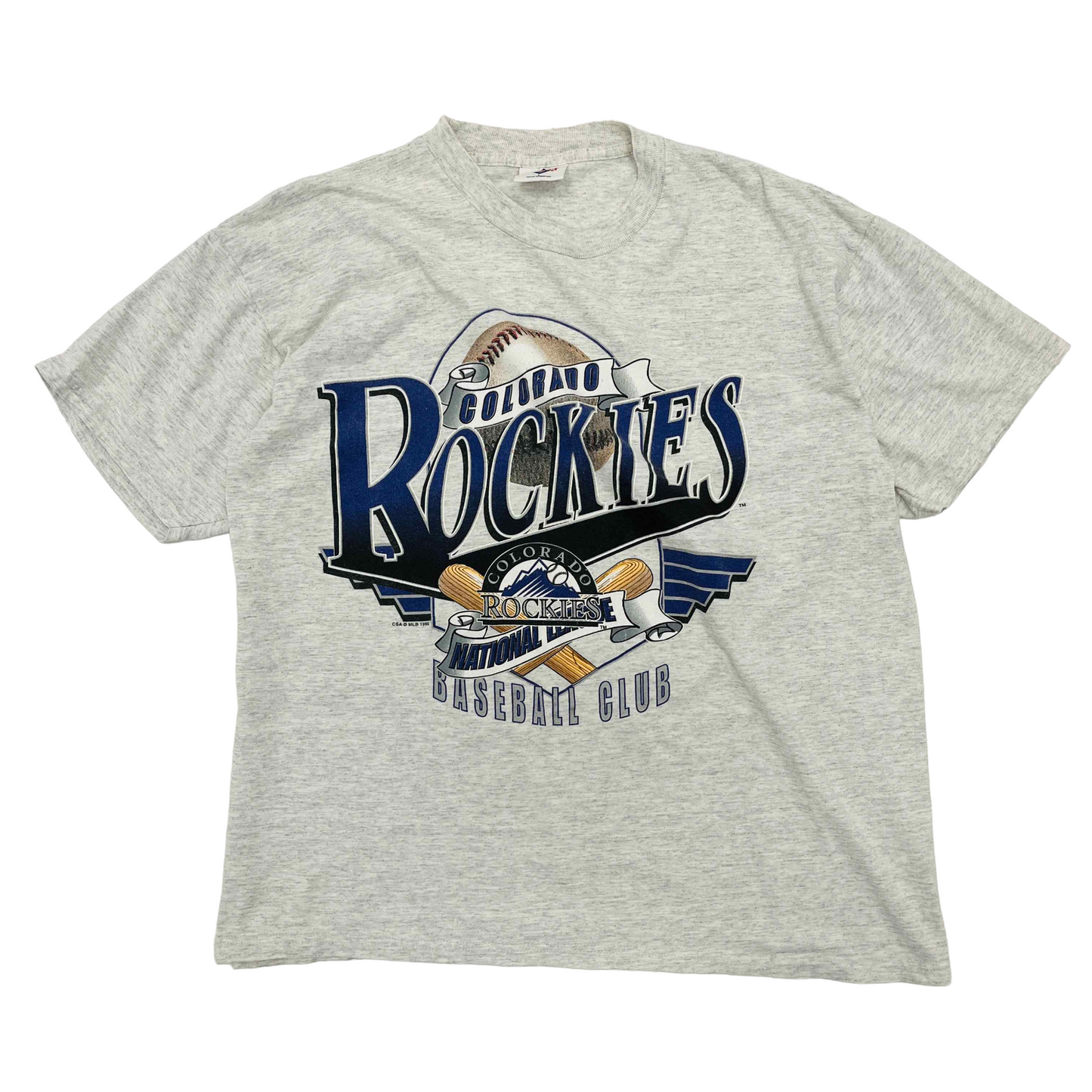 1991 Colorado Rockies T-shirt//mlb//vintage -  UK