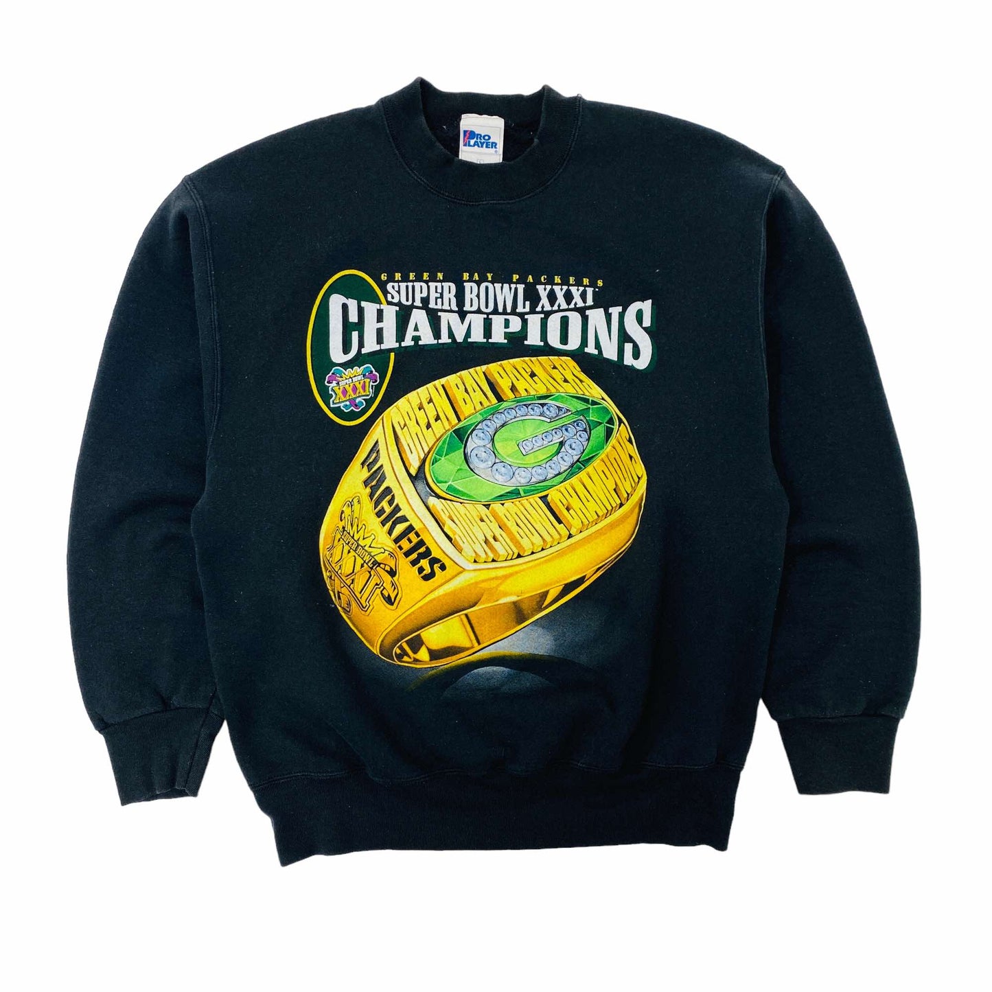 Green Bay Packers NFL Embroidered Sweatshirt - Small – The Vintage Store