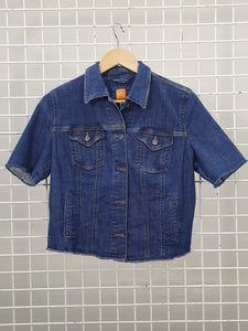 hugo boss denim shirt