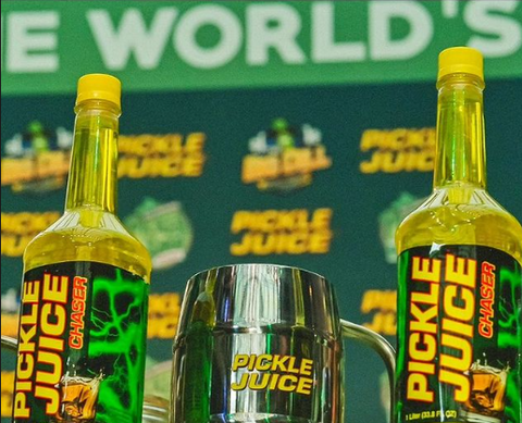 Pickle Juice Chaser bottles