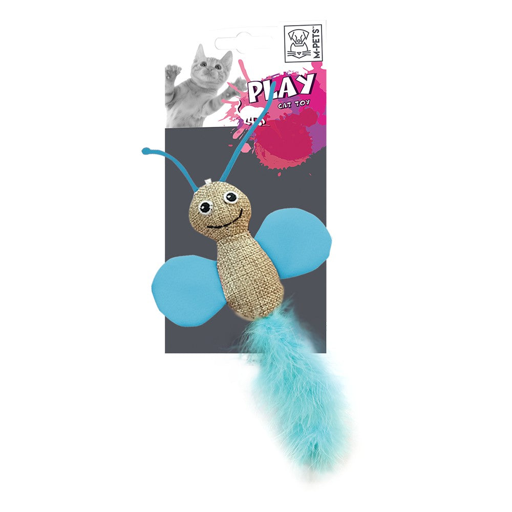 butterfly cat toy wand