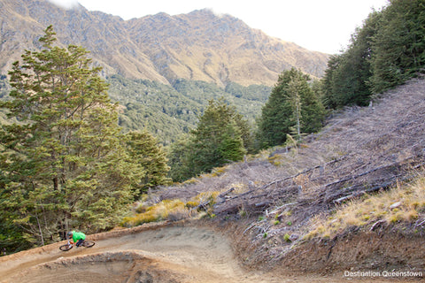 Chill Dirt Features Stoked on a Queenstown Bike Park