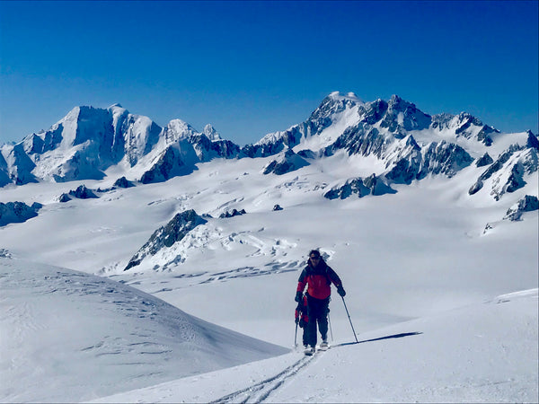 Chill Alpine Features West coast glaciers with the Dirty Posh by Anna Keeling 