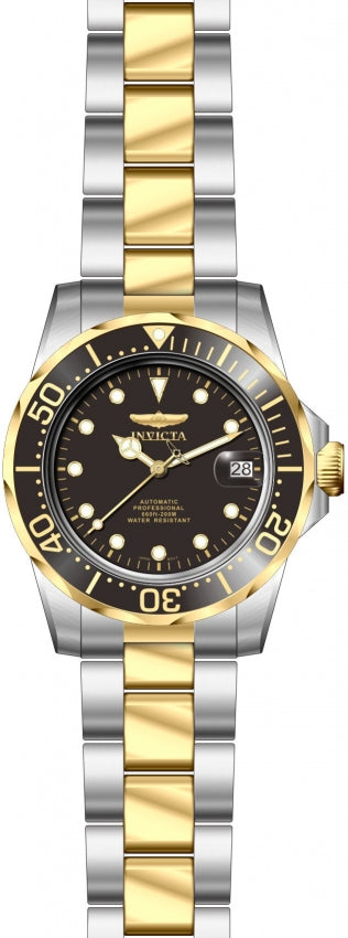 Invicta Men's 28663 Pro Diver Automatic 3 Hand Black Dial Watch