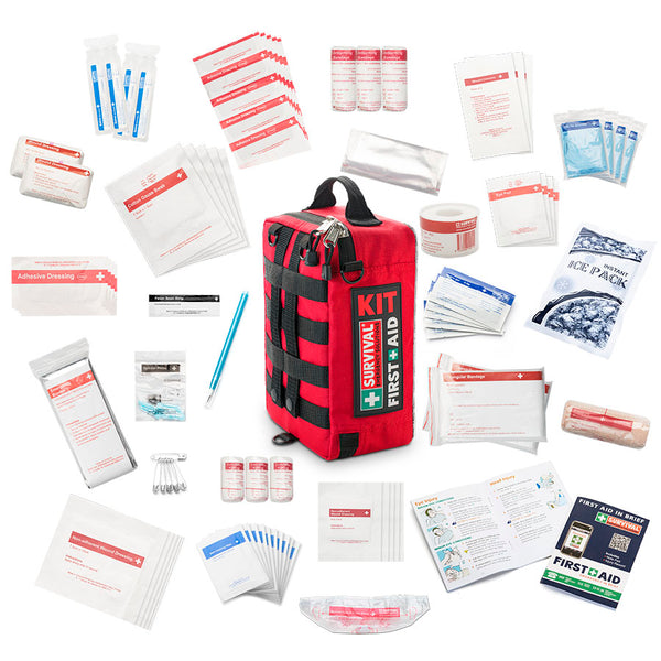 First Aid Restock Pack for Vehicle/Travel First Aid Kits - Survival