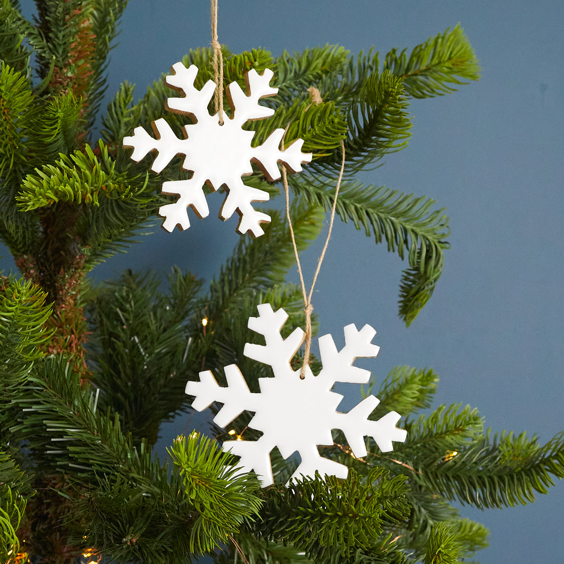 Large Mango Wood Snowflake