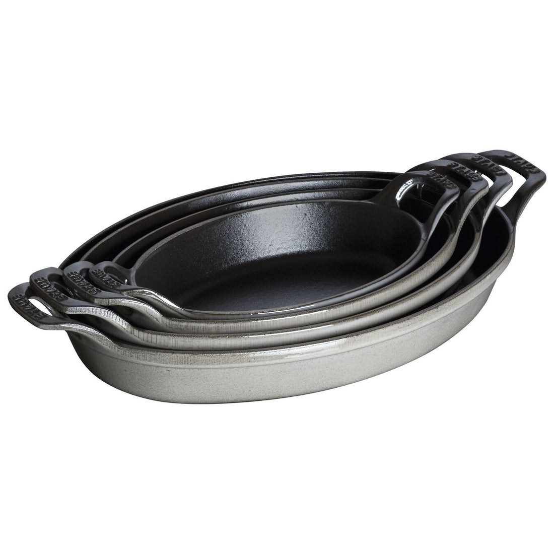 Staub Cast-Iron Oval Baking Dishes