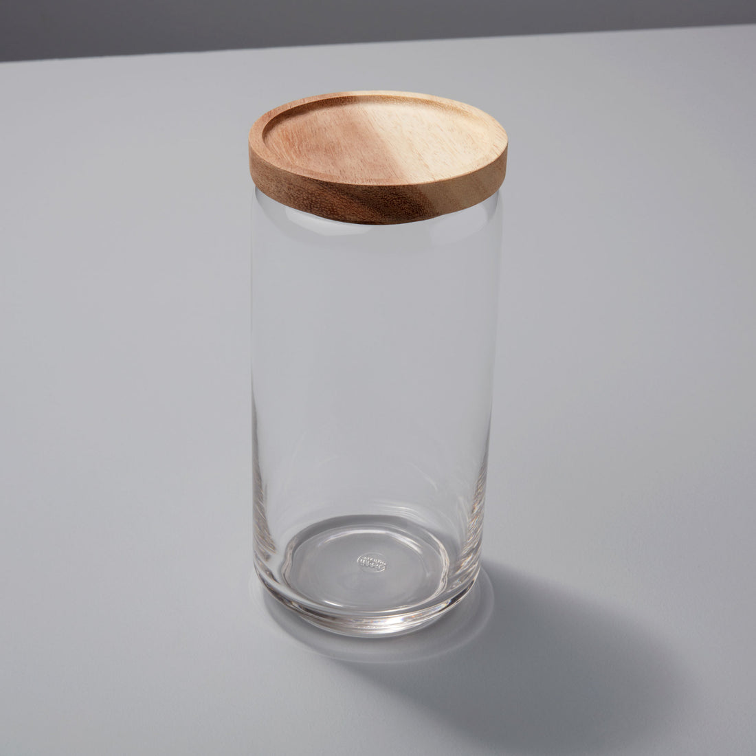 7 Large Glass Container with Wood Lid by Ashland®