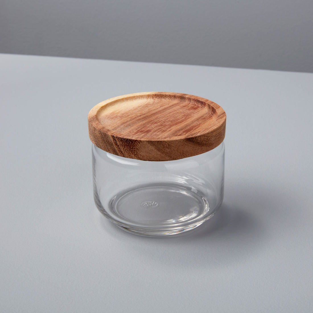 Glass Container with Acacia Lid Medium – Be Home