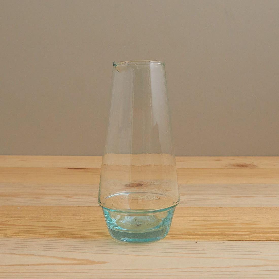 Premium Recycled Modern Glass Pitcher – Be Home