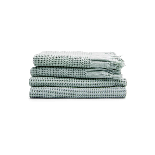 Ella Waffle Hand Towel, Sage