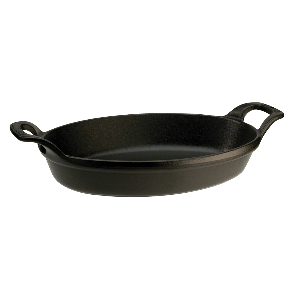 Staub Cast Iron 6-inch Round Gratin Baking Dish - Matte Black, 6-inch -  Harris Teeter