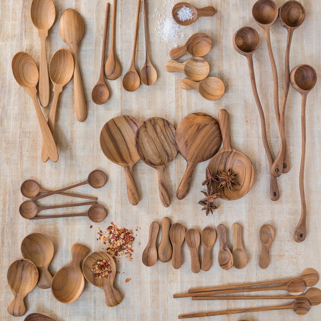 Teak Measuring Spoons Set – Be Home