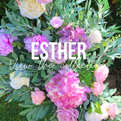 Everlasting artificial floral hire Esther Collection Fairytale Events