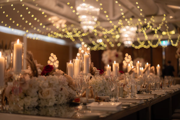 Fairy light installation wedding at Sergeants Mess by Fairytale Events