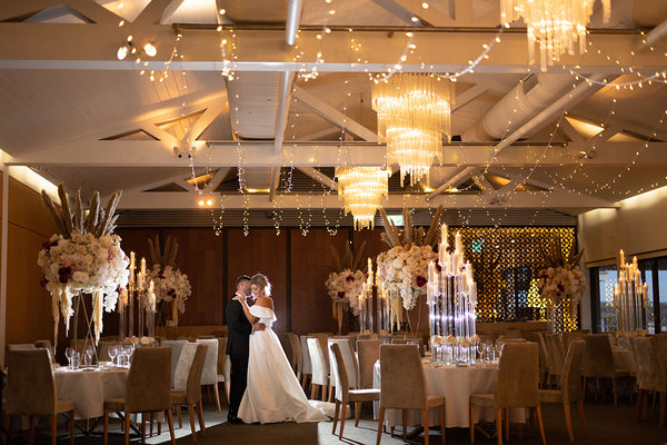 Fairy light installation wedding at Sergeants Mess by Fairytale Events