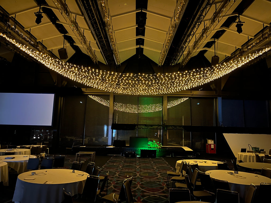 Fairy light installation Park Hyatt Sydney