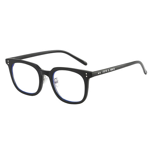 Austin Stylish Blue Light Glasses in matte black