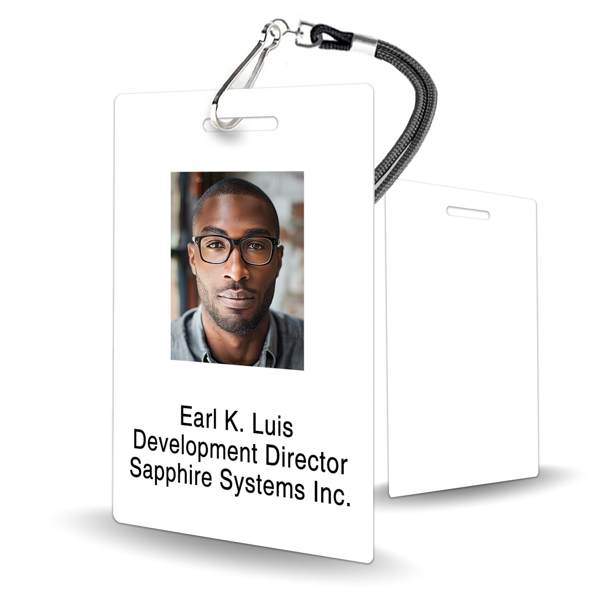  Basic IT Management Staff Badge for Tech Custom