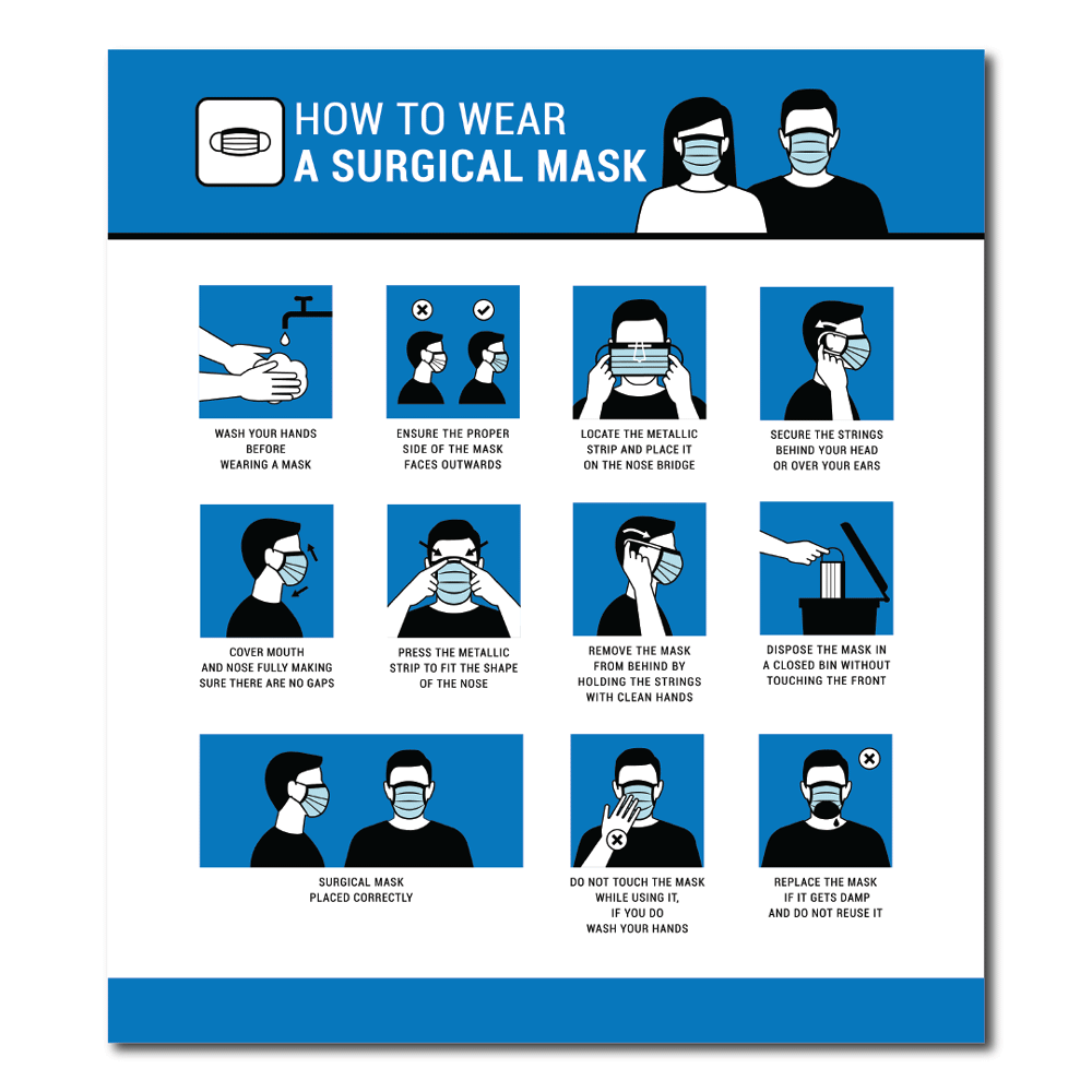 wear mask sign pdf