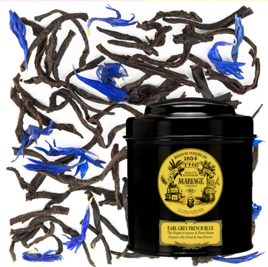 Mariage Frères EARL GREY FRENCH BLUE (30 Muslin Tea Bags), Mariage