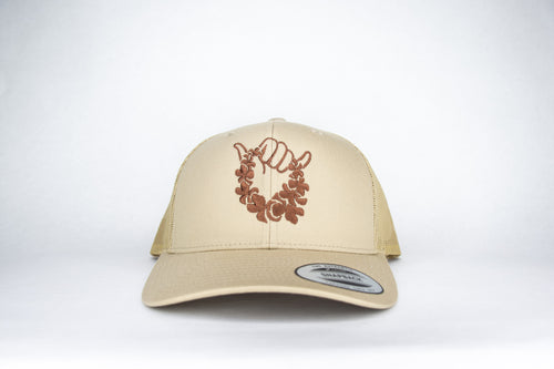 80 Number 1980 Birthday Retro Trucker Hat Moss/Khaki