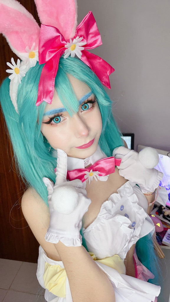 Vocaloid Hatsune Miku 2nd Season Spring Ver. Rabbit Cosplay 