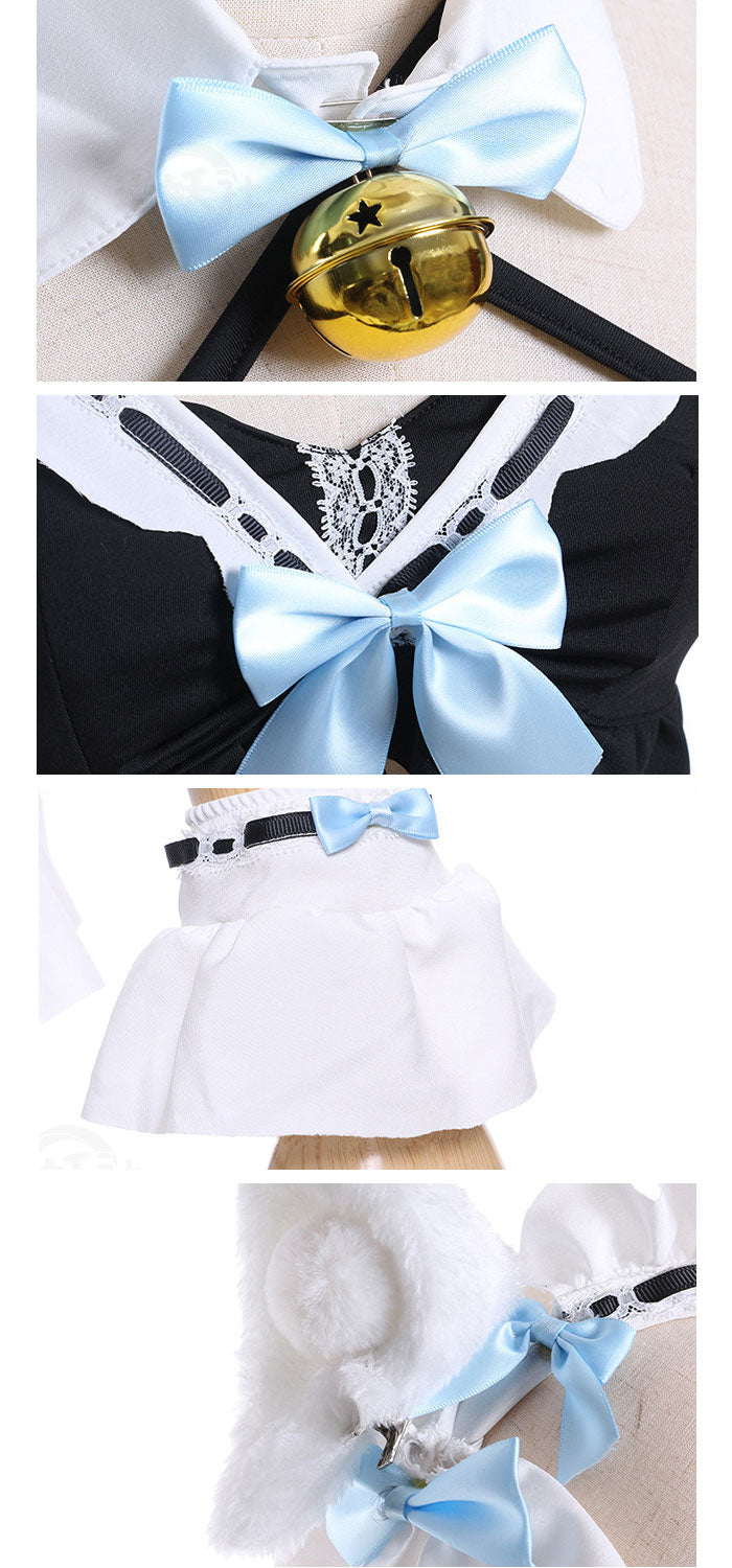 Nekopara Chocola Vanilla Maid Swimsuit Halloween Cosplay Costumes