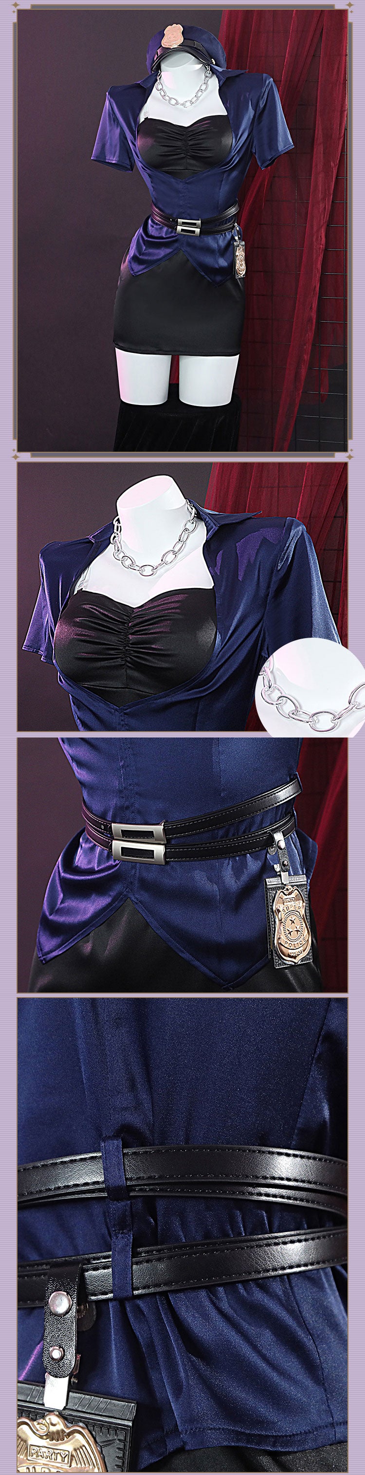 Anime My Dress-Up Darling Marin KitagawaPolice Dress Cosplay Costumes