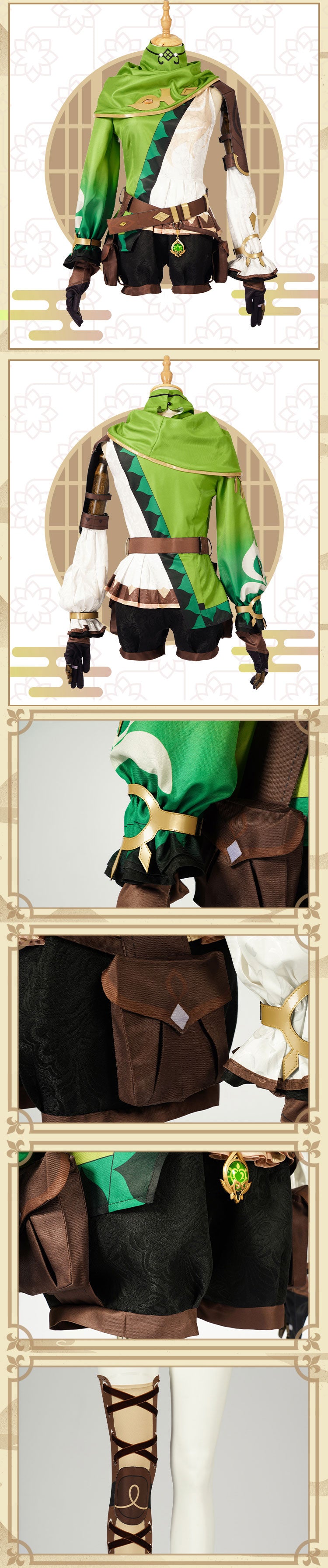 Game Genshin Impact Rana Cosplay Costumes