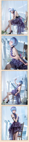 EVA Neon Genesis Evangelion Rei Ayanami Language of Flowers Cosplay Costumes