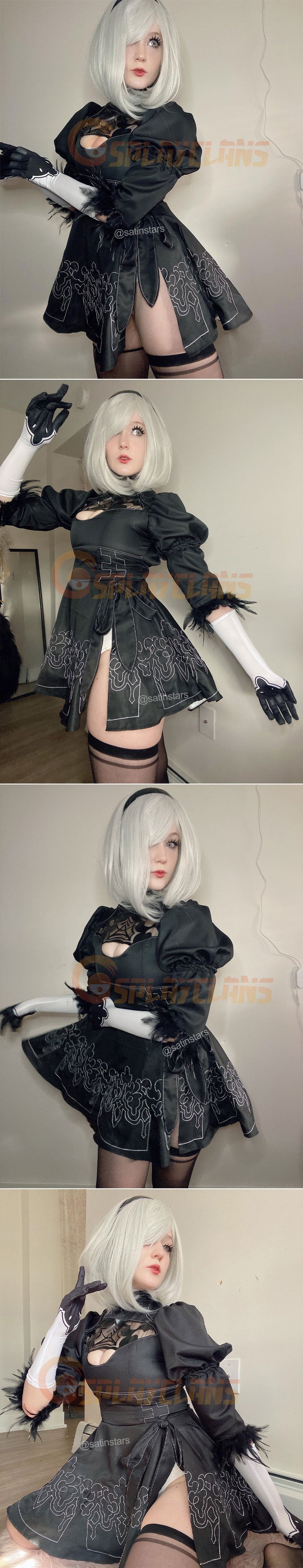 Game Nier: Automata 2B YoRHa No.2 Type B Cosplay Costumes